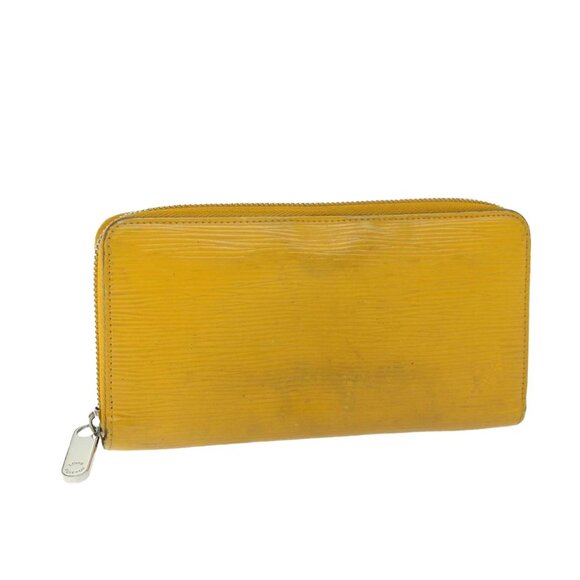 LOUIS VUITTON Epi Zippy Wallet Long Wallet Yellow M60309 LV Auth im454 - Picture 1 of 16